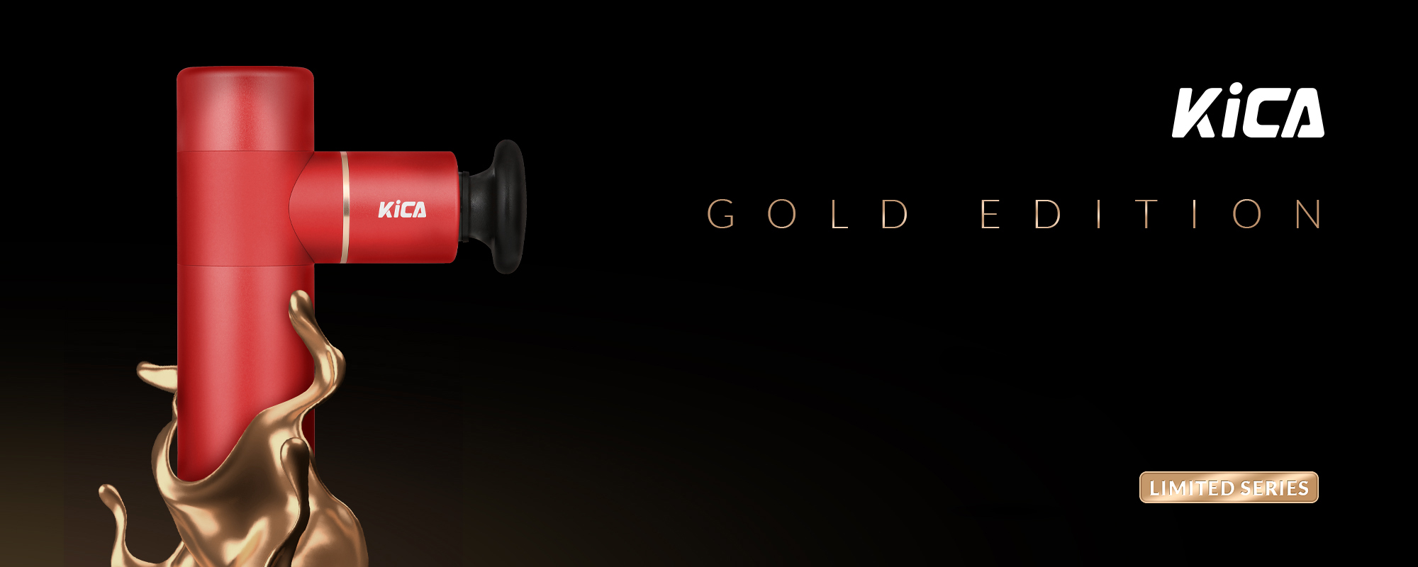 Masażer wibracyjny FeiyuTech KiCA Gold Edition - czerwony